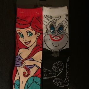 Little mermaid/ Ursula socks